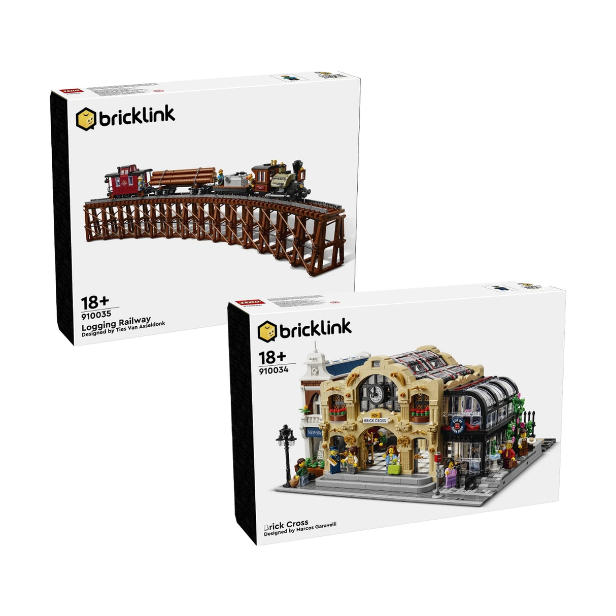 Brick Cross Train Station & Logging Railway Bundle