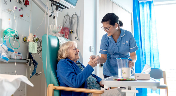 Royal Papworth Hospital Patient and Nurse