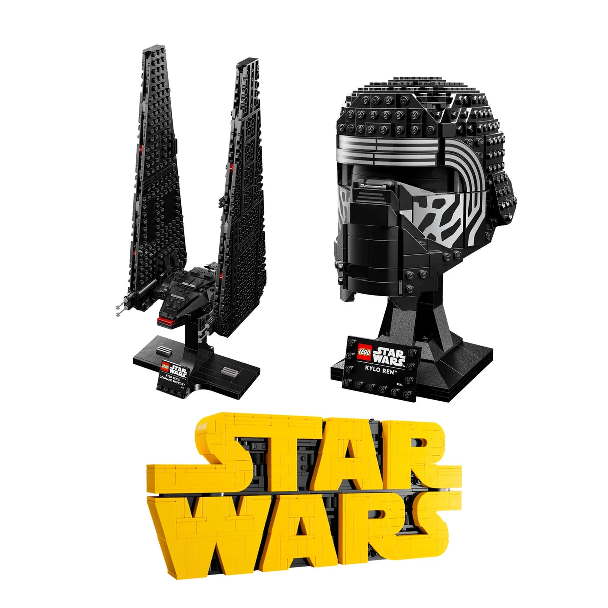 Kylo Ren™ Helmet & Command Shuttle + Star Wars™ Logo