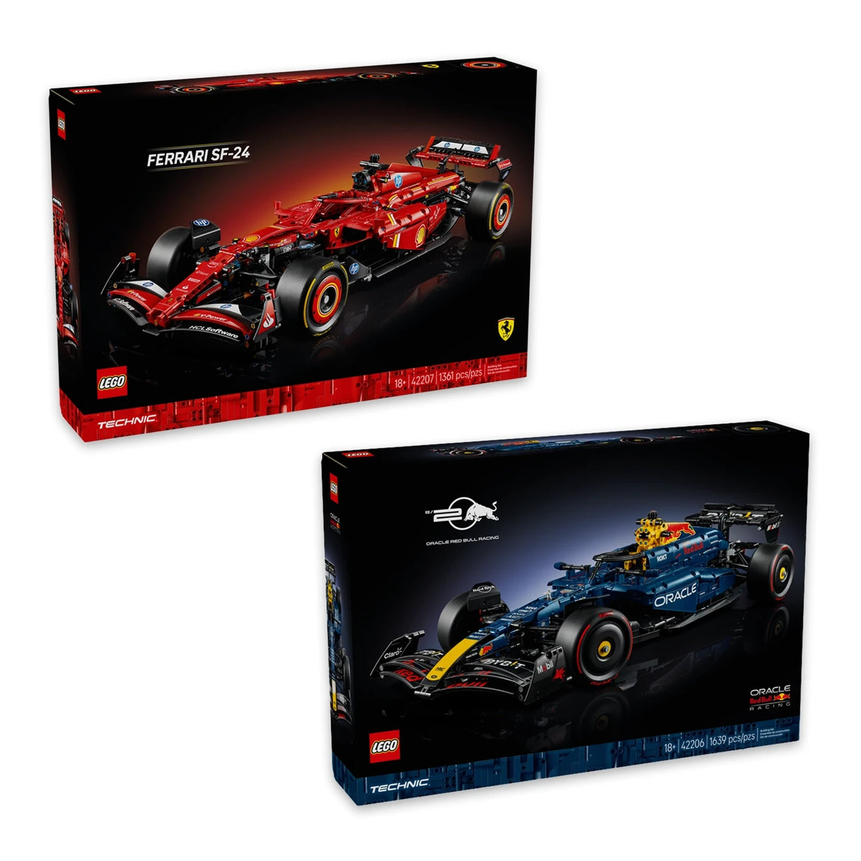 Red Bull RB20 & Ferrari SF-24 F1 Cars