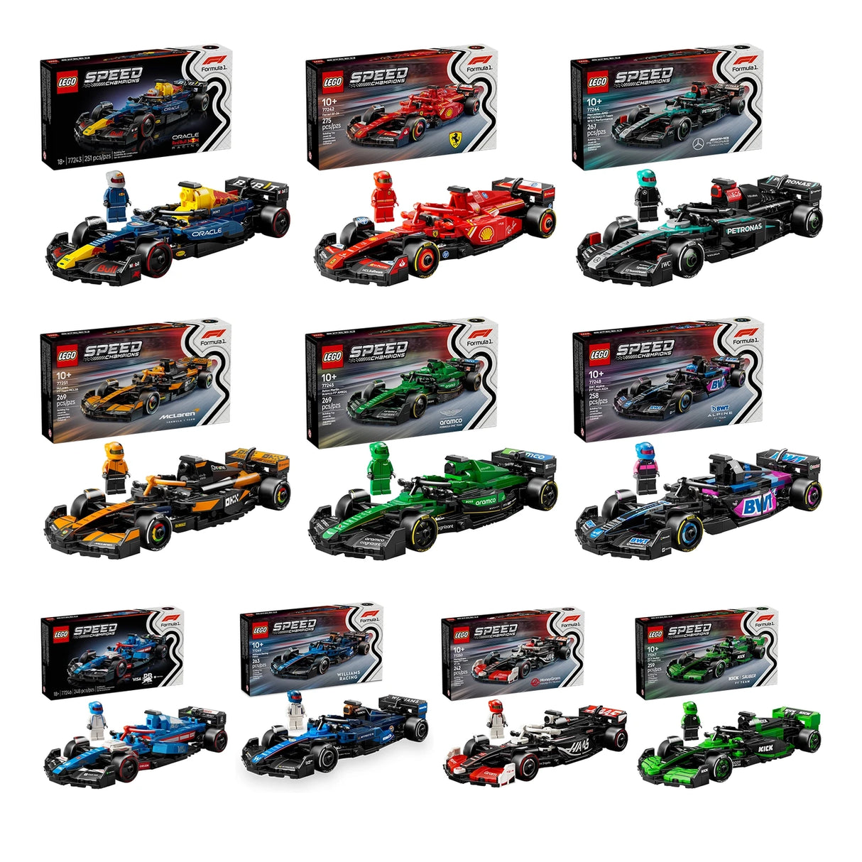 LEGO® Speed Champions F1 Bundle