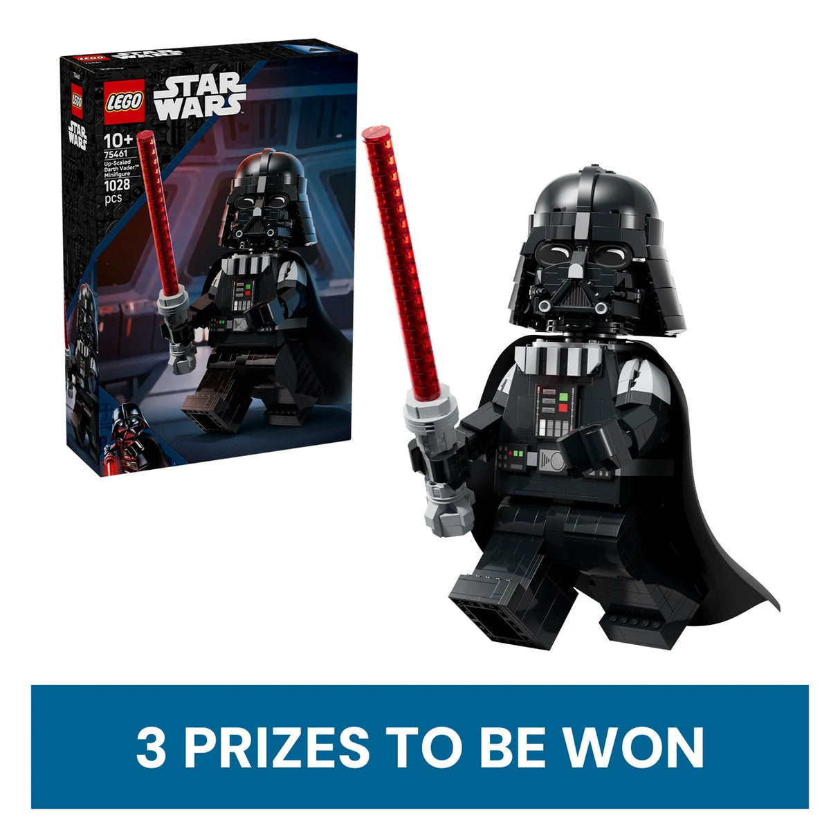 Up-Scaled Darth Vader™ Minifigure (3 x Winners)
